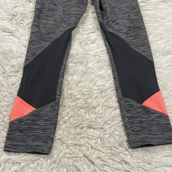 Lululemon Pace Rival Crop Wee Space Grapefruit Mid Rise Leggings - Picture 12 of 13
